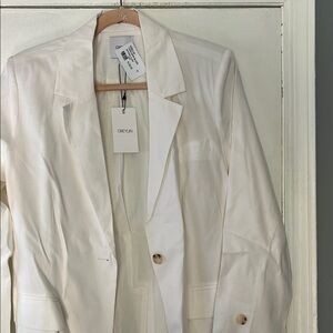 Greylin White Blazer